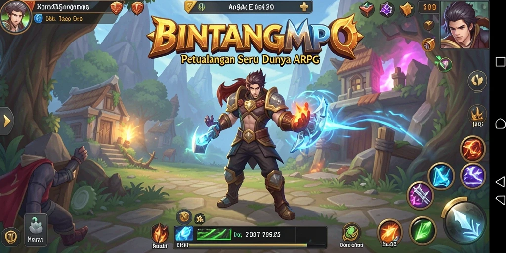 Tampilan gameplay seru BINTANGMPO yang menegangkan.