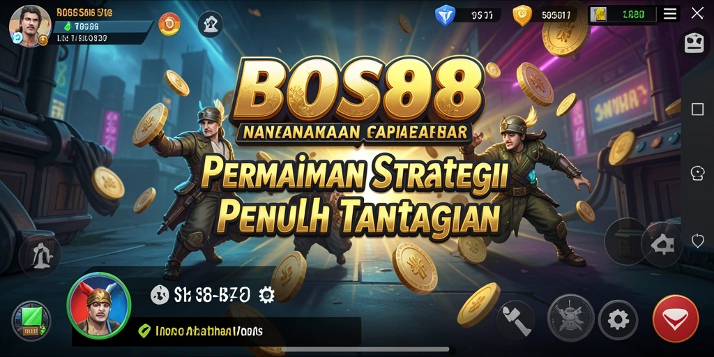Gameplay BOS88 yang intens dengan aksi strategis.