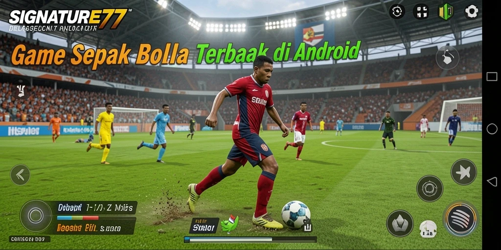 Gameplay SIGNATURE77 yang intens dan realistis saat pertandingan.